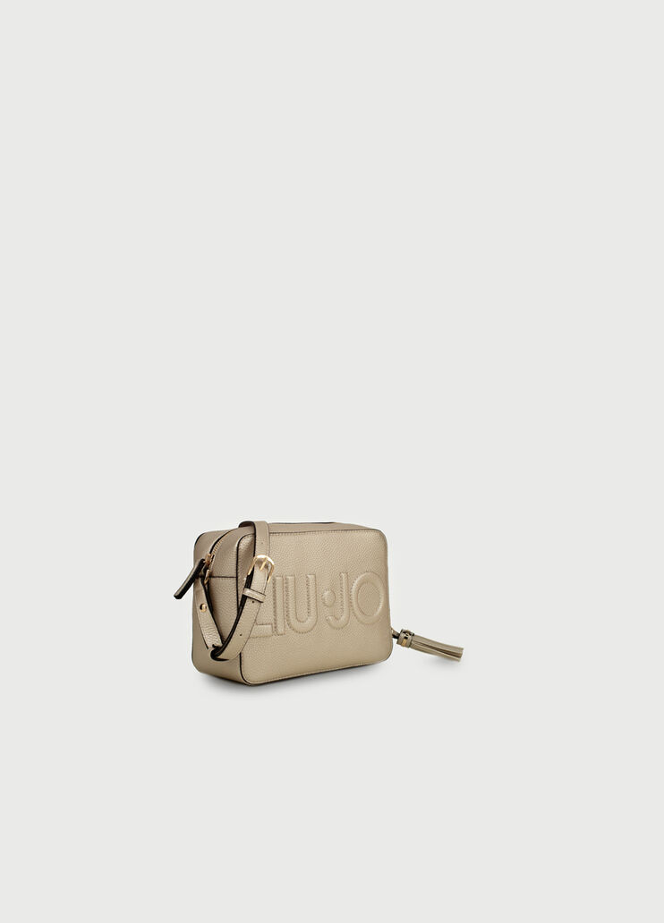 Crossbody bag with logo Light gold Liu Jo - large image number 2