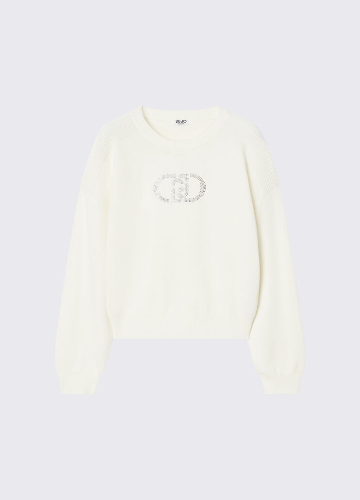 Long-sleeve T-shirt white Liu Jo - medium