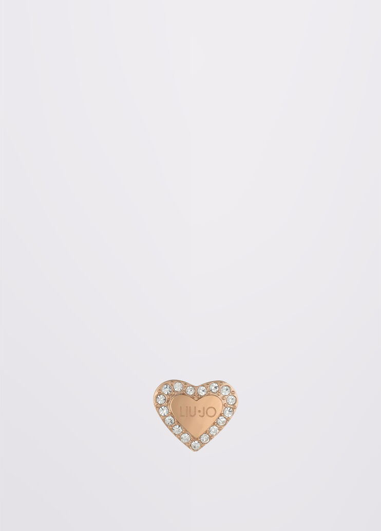 Серьги в форме сердца розовый Liu Jo - large image number 2