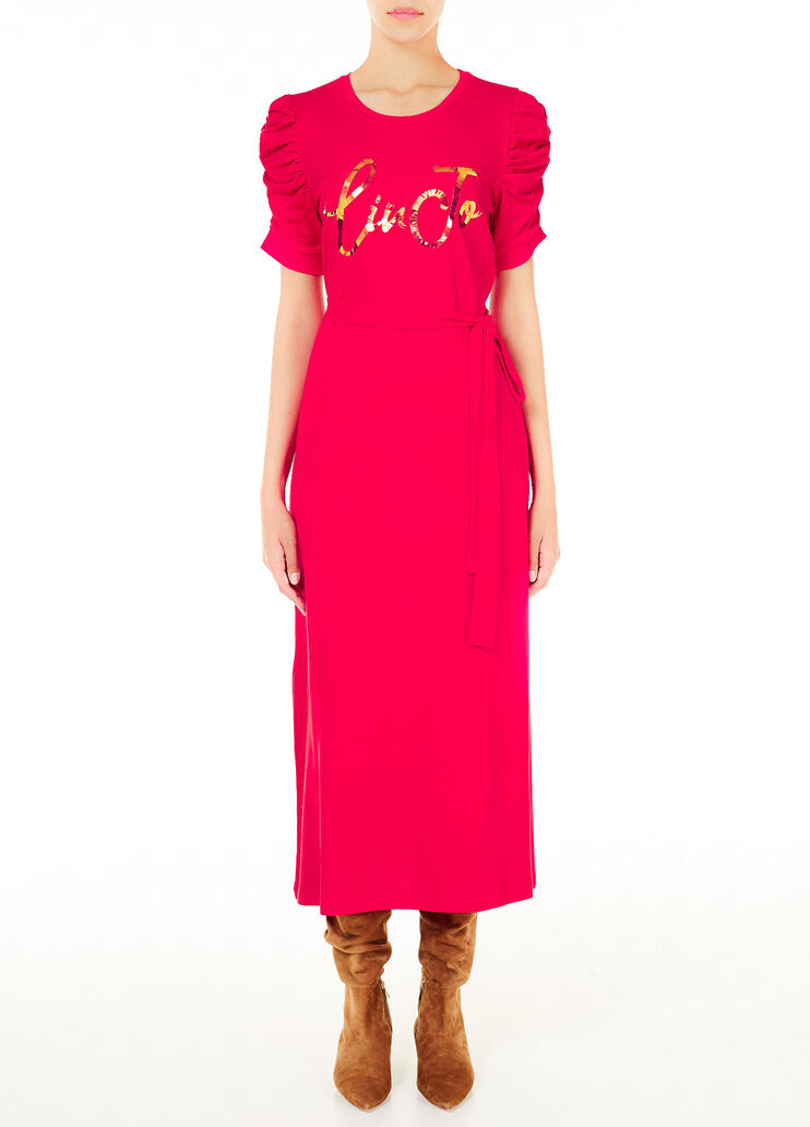 Long dress with belt Red Liu Jo - large image number 0 Long dress with belt Red Liu Jo - large image number 0