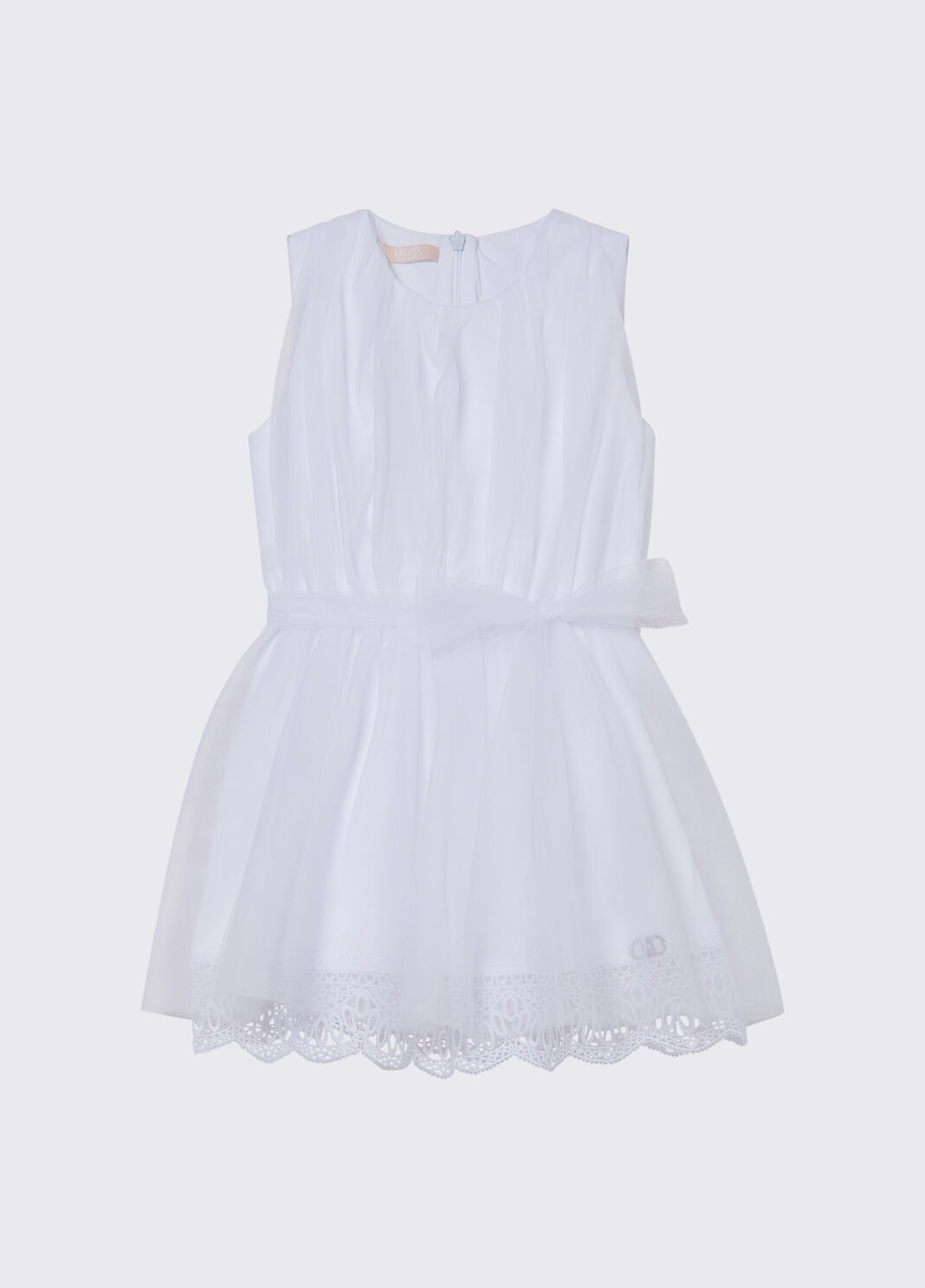 Robe courte en tulle blanc Liu Jo - large image number 0