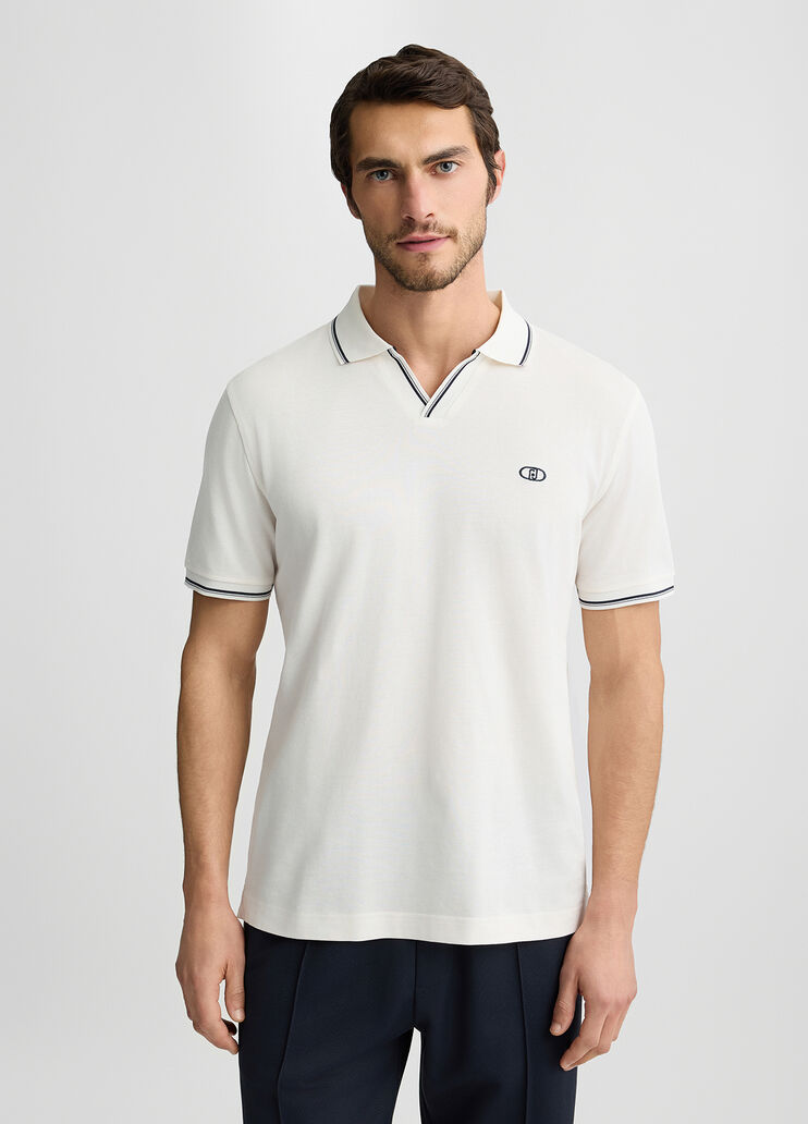 Cotton and silk polo shirt white Liu Jo - medium Cotton and silk polo shirt white Liu Jo - medium
