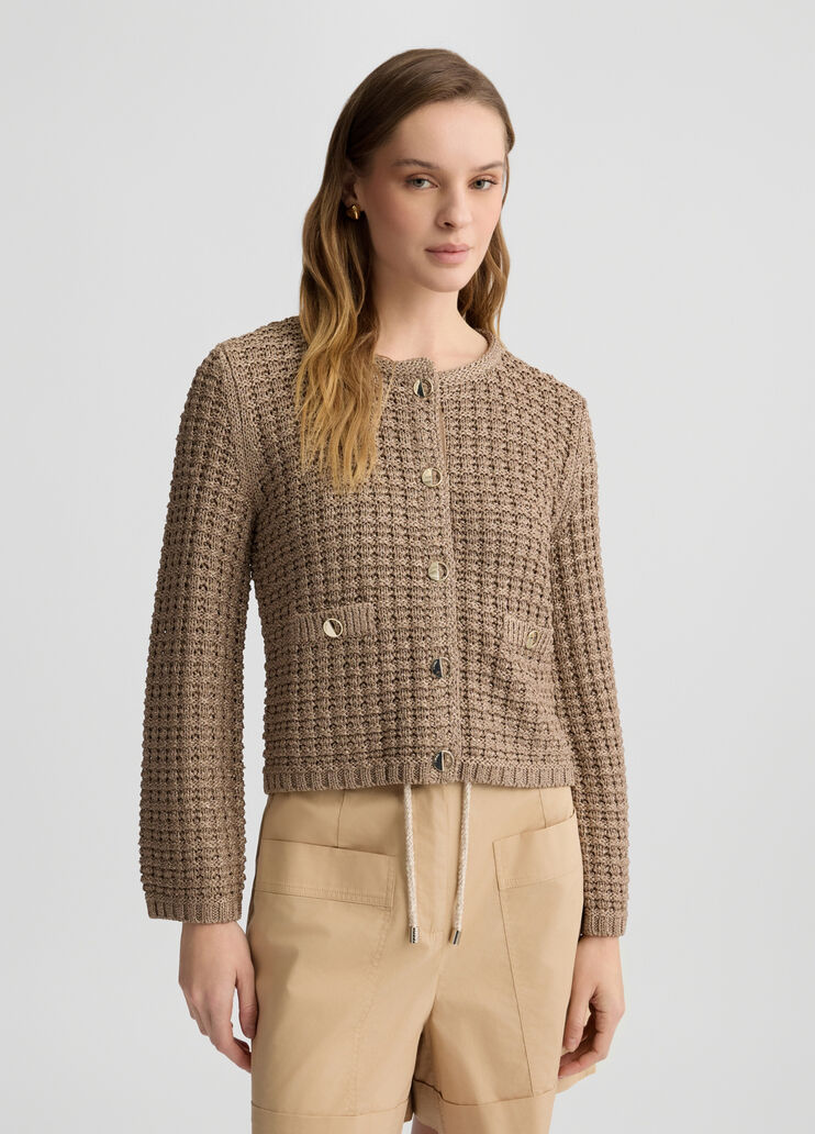 Bouclé jacket beige Liu Jo - large image number 0 Bouclé jacket beige Liu Jo - large image number 0