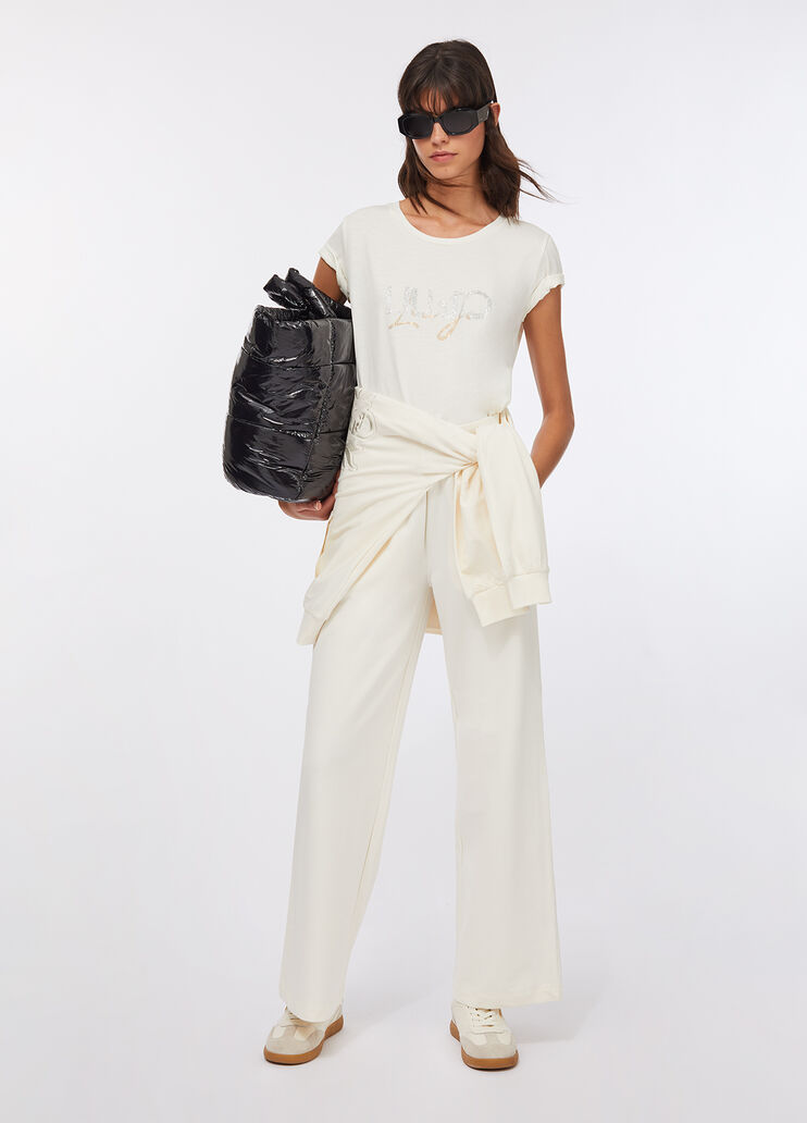 T-Shirt Liu Jo Better Weiß/Logo Liu Jo - large image number 5