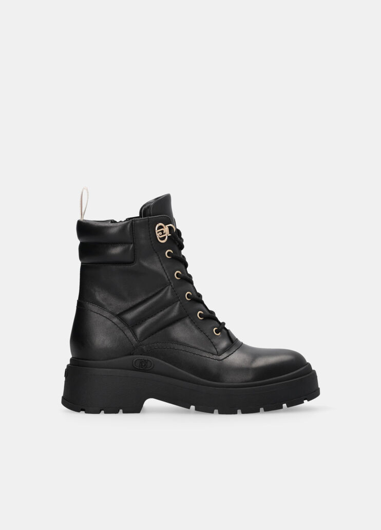 Anfibi in pelle nero Liu Jo - medium Anfibi in pelle nero Liu Jo - medium