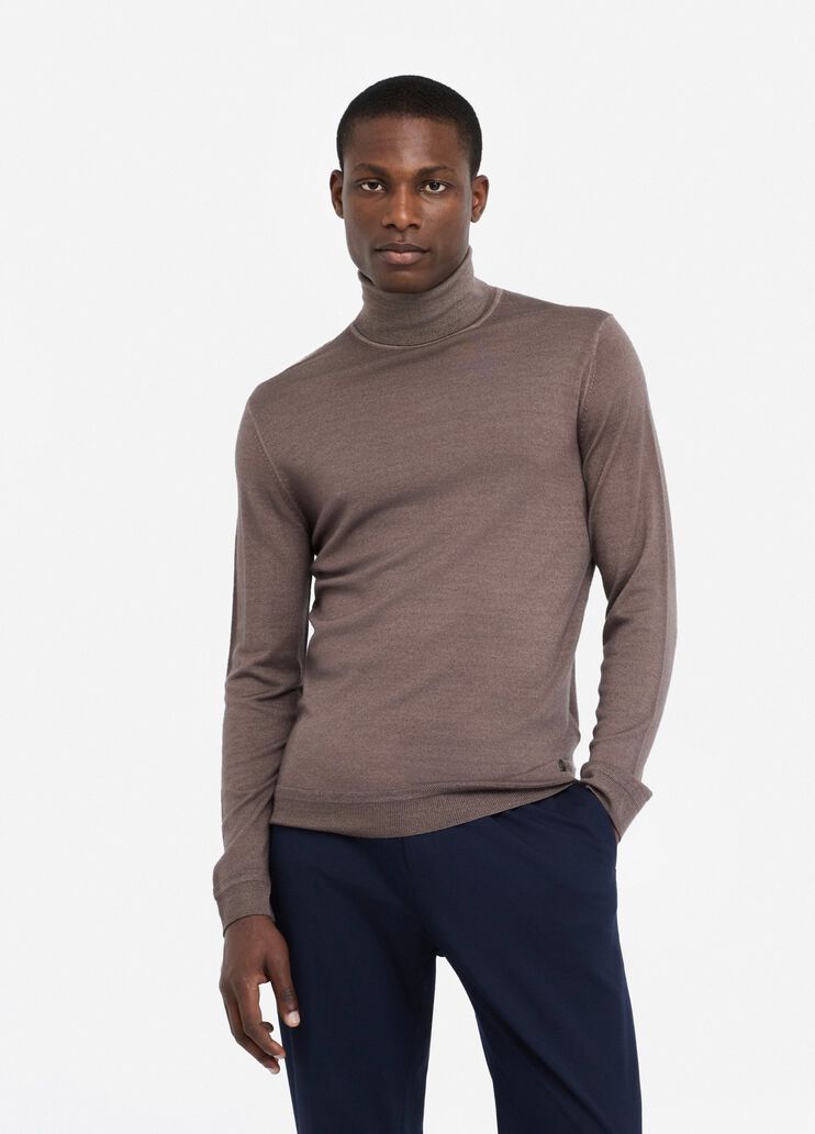 Rollkragenpullover aus Wolle Khaki Liu Jo - medium Rollkragenpullover aus Wolle Khaki Liu Jo - medium