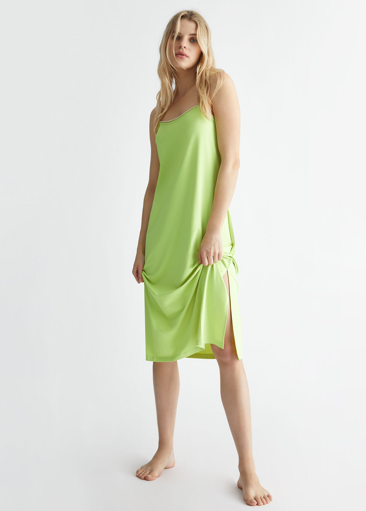 Kleid giftgrün clearance