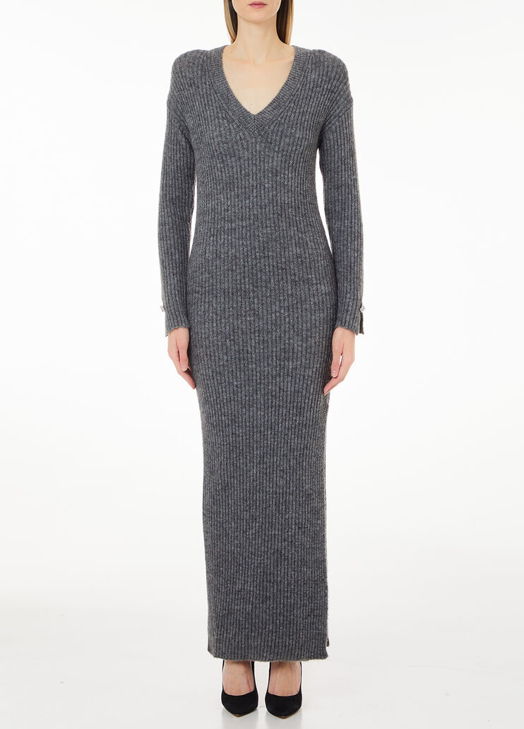 Rib-knit dress  grey Liu Jo - medium Rib-knit dress  grey Liu Jo - medium