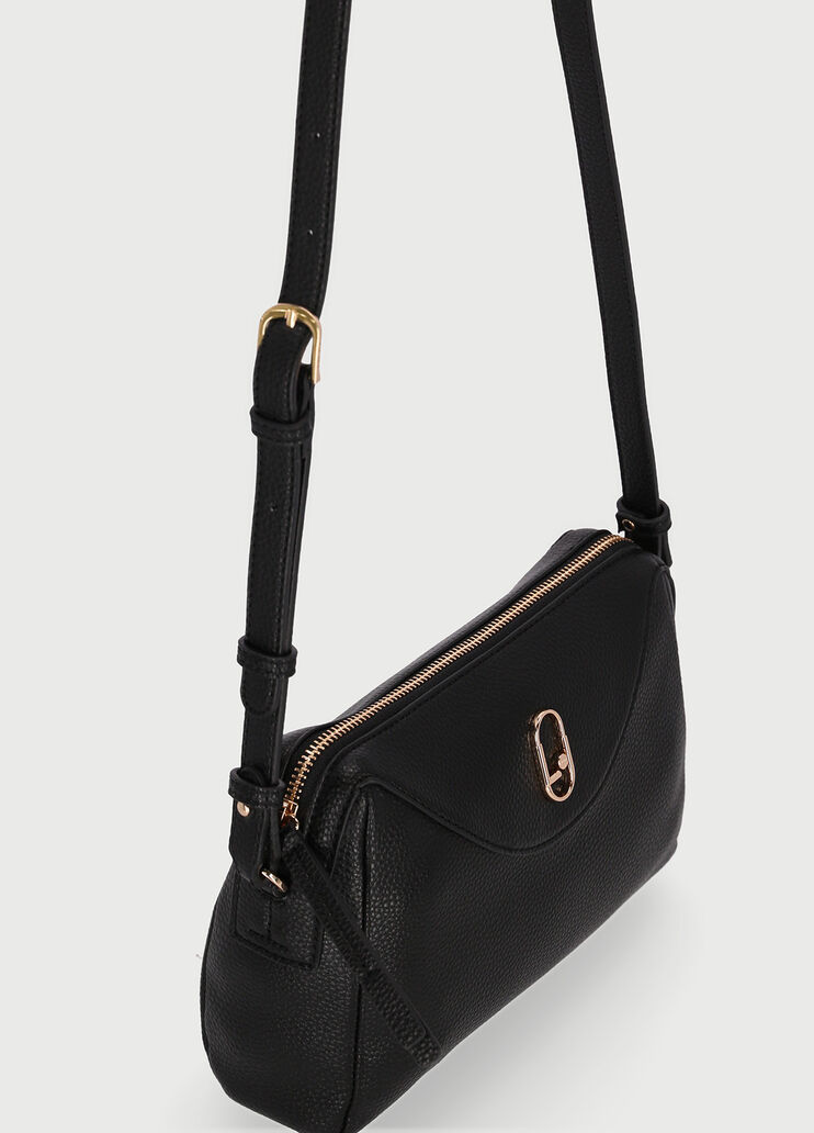 Crossbody bag with logo Black Liu Jo - large image number 4 Crossbody bag with logo Black Liu Jo - large image number 4