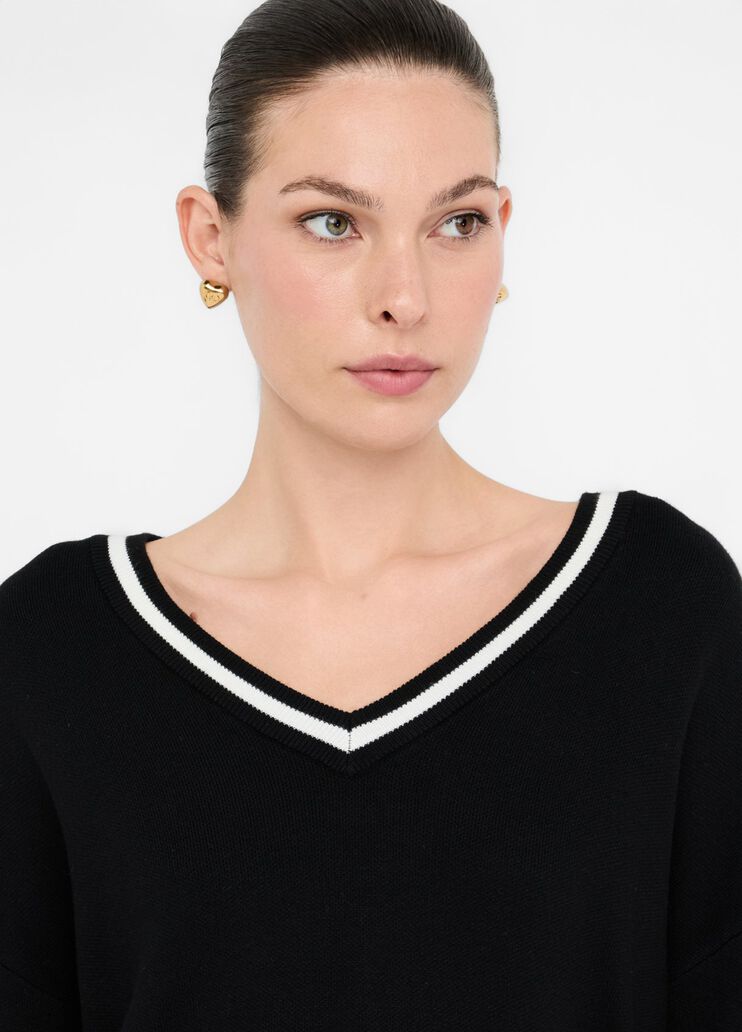 Silk-blend jumper black Liu Jo - large image number 2