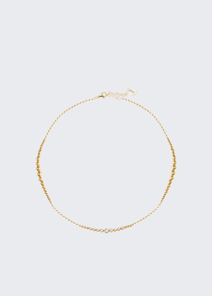 Necklace with set gemstones gold Liu Jo - medium Necklace with set gemstones gold Liu Jo - medium