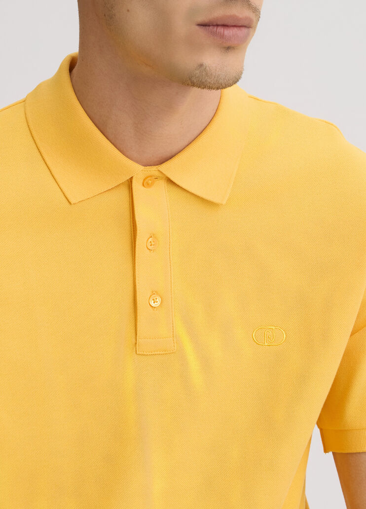 Yellow pique polo shirt yellow Liu Jo - large image number 4 Yellow pique polo shirt yellow Liu Jo - large image number 4