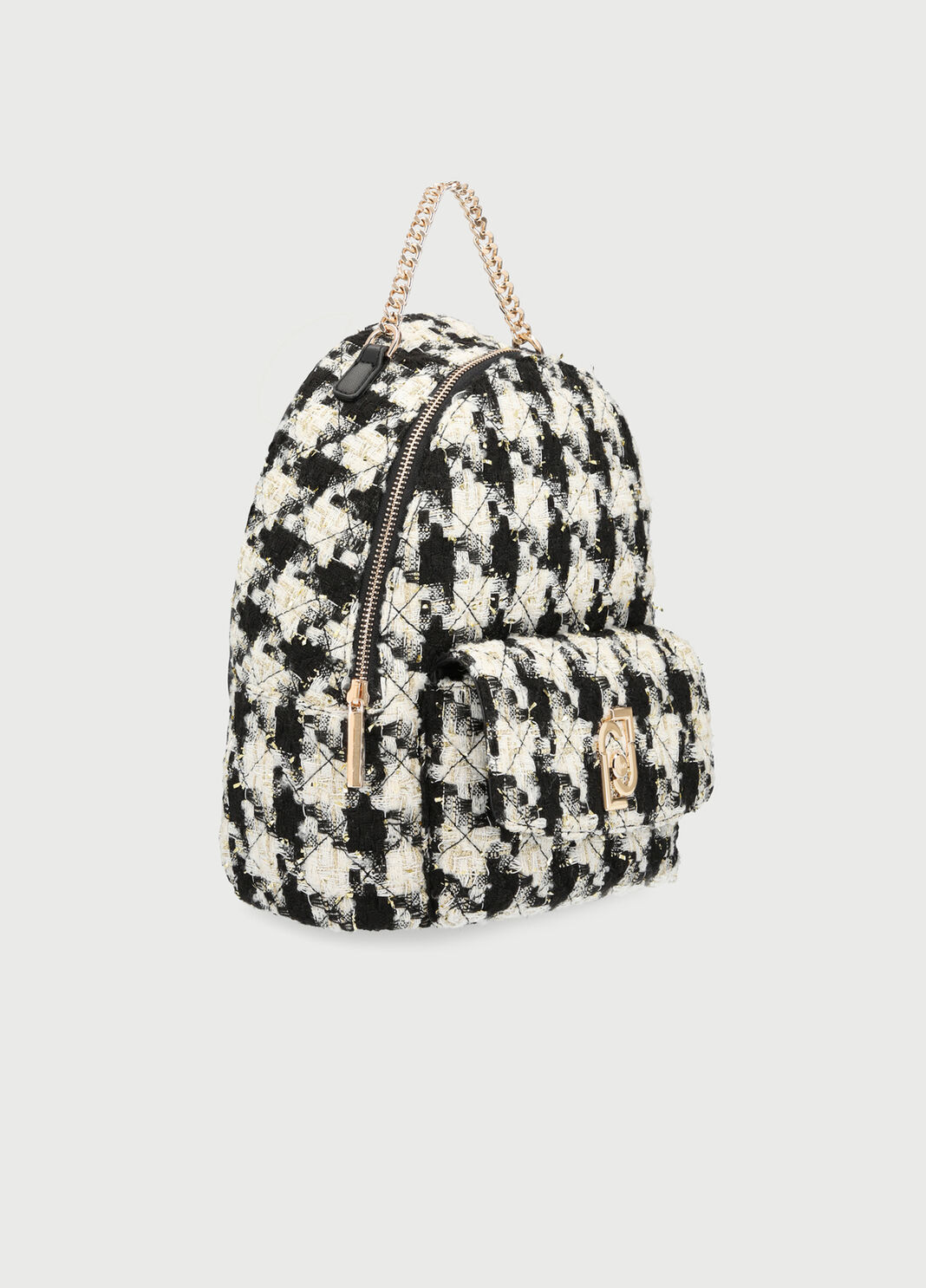 Houndstooth backpack Dogstooth check Liu Jo - large image number 1