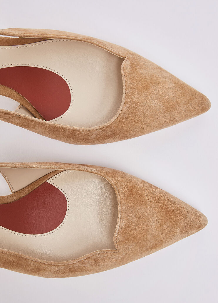 Suede court shoes camel Liu Jo - large image number 4