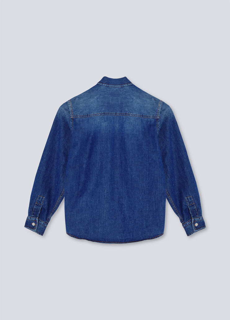 Denim shirt blue denim Liu Jo - large image number 1 Denim shirt blue denim Liu Jo - large image number 1