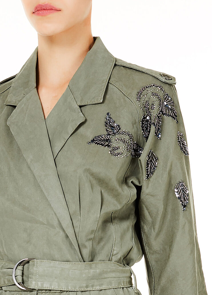 Short jumpsuit with embroidery Sage Liu Jo - large image number 2 Short jumpsuit with embroidery Sage Liu Jo - large image number 2