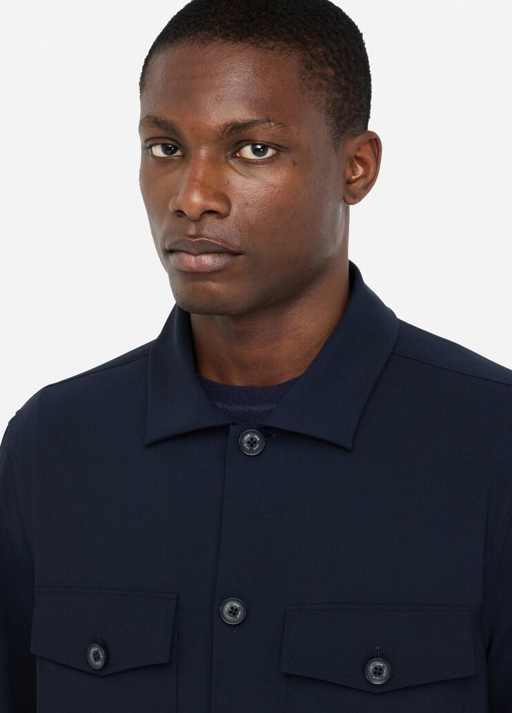 Wool shirt    dark blue Liu Jo - large image number 2 Wool shirt    dark blue Liu Jo - large image number 2