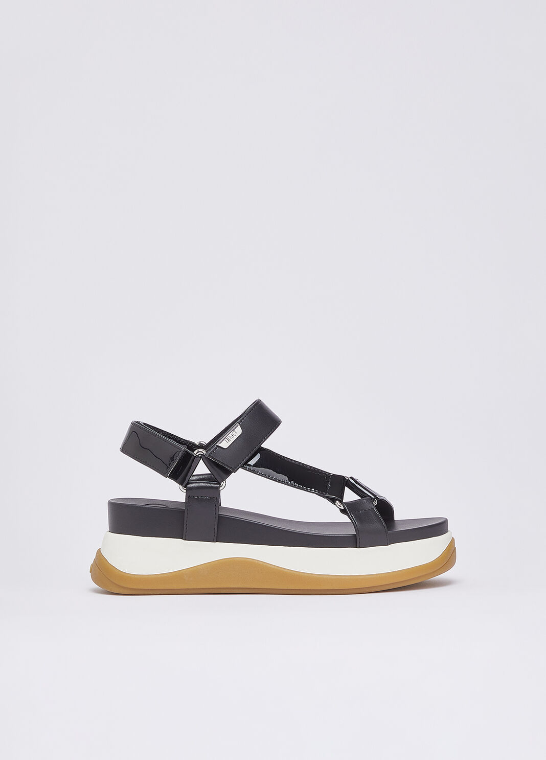 Patent leather sandals black Liu Jo - large image number 0
