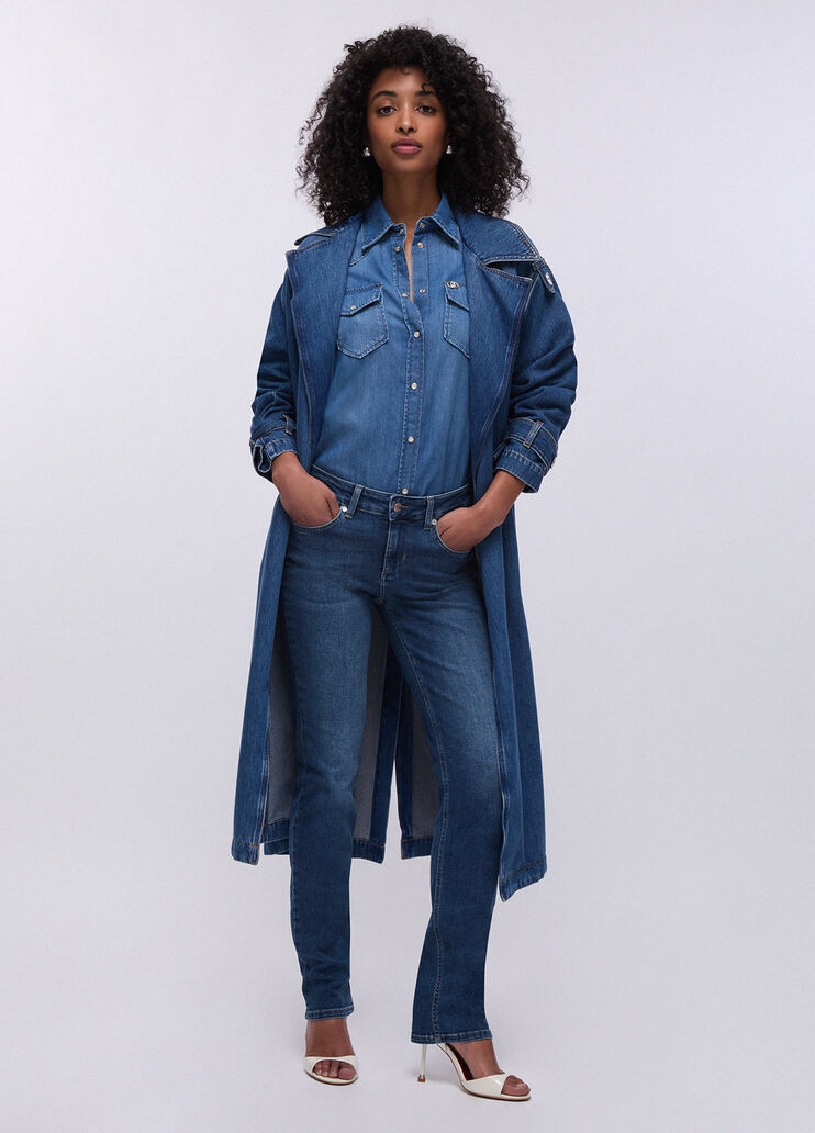 Slim fit jeans dark blue denim Liu Jo - medium