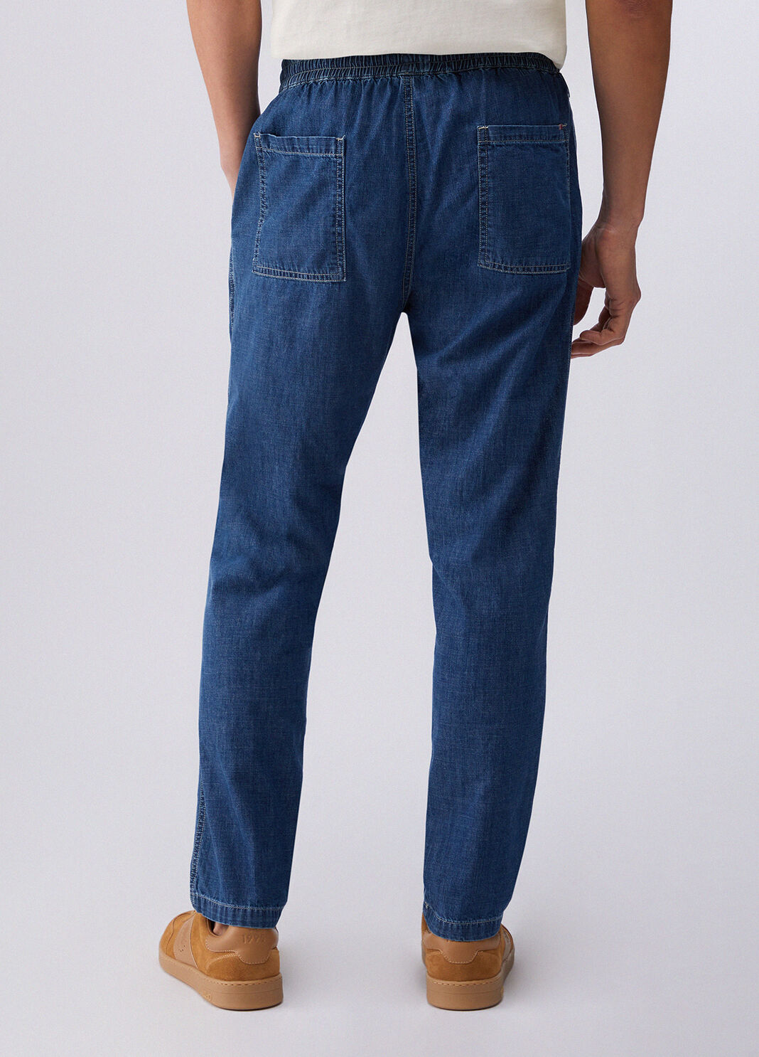 Lightweight denim joggers blue denim Liu Jo - large image number 1