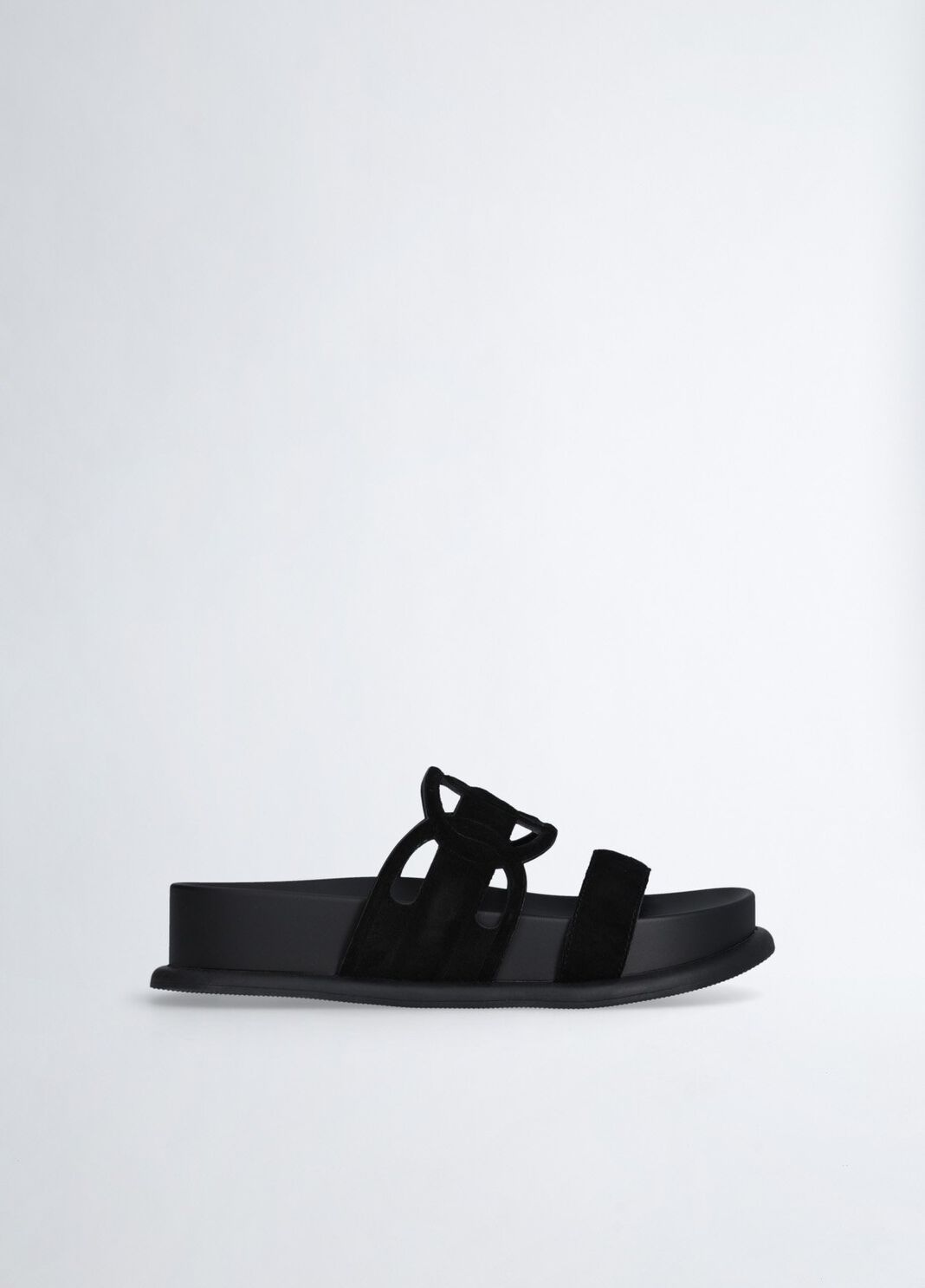 Mules avec maxi logo noir Liu Jo - large image number 1