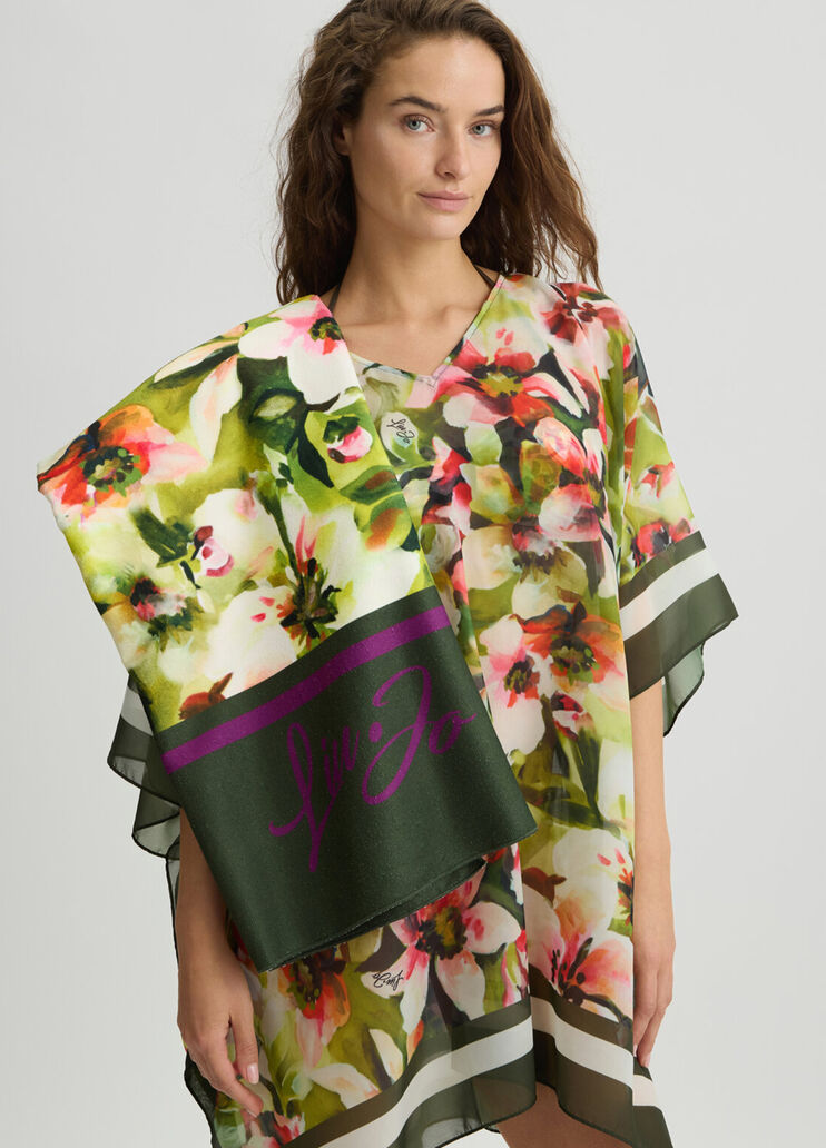 Beach towel with floral print floral Liu Jo - medium Beach towel with floral print floral Liu Jo - medium
