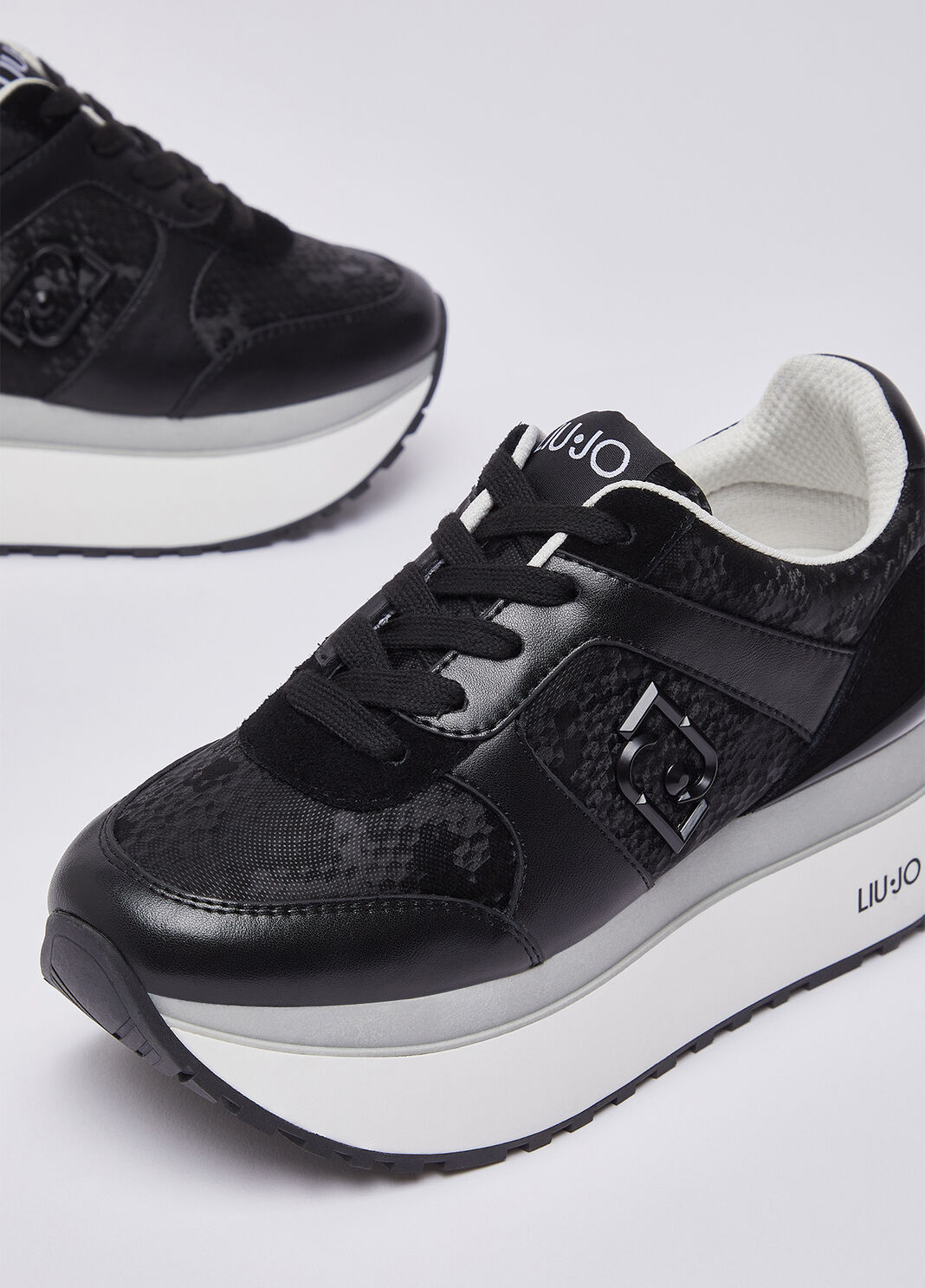 Sneakers super platform python-effect black Liu Jo - large image number 6