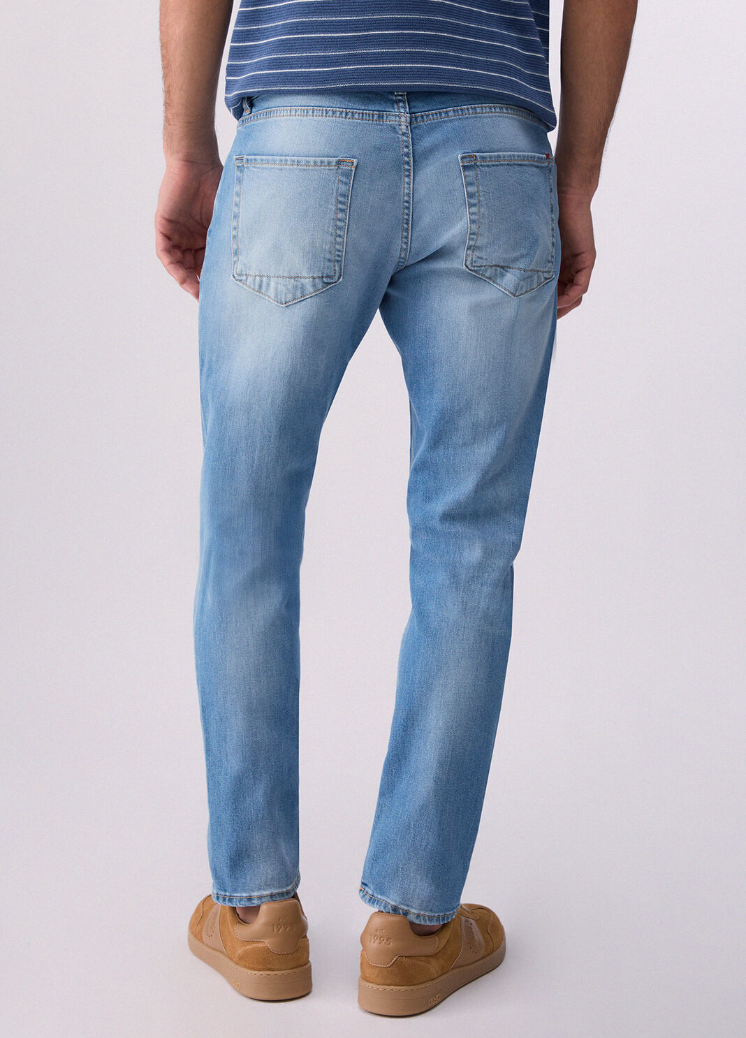 Tapered fit jeans blue denim Liu Jo - large image number 1