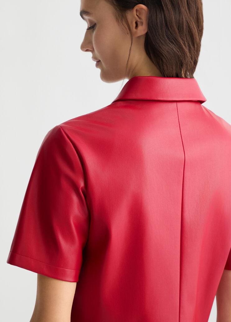 Red coated fabric jacket red Liu Jo - large image number 4 Red coated fabric jacket red Liu Jo - large image number 4