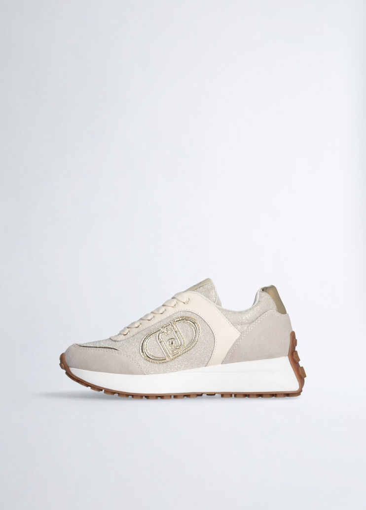 Beige lurex sneakers beige Liu Jo - large image number 4 Beige lurex sneakers beige Liu Jo - large image number 4