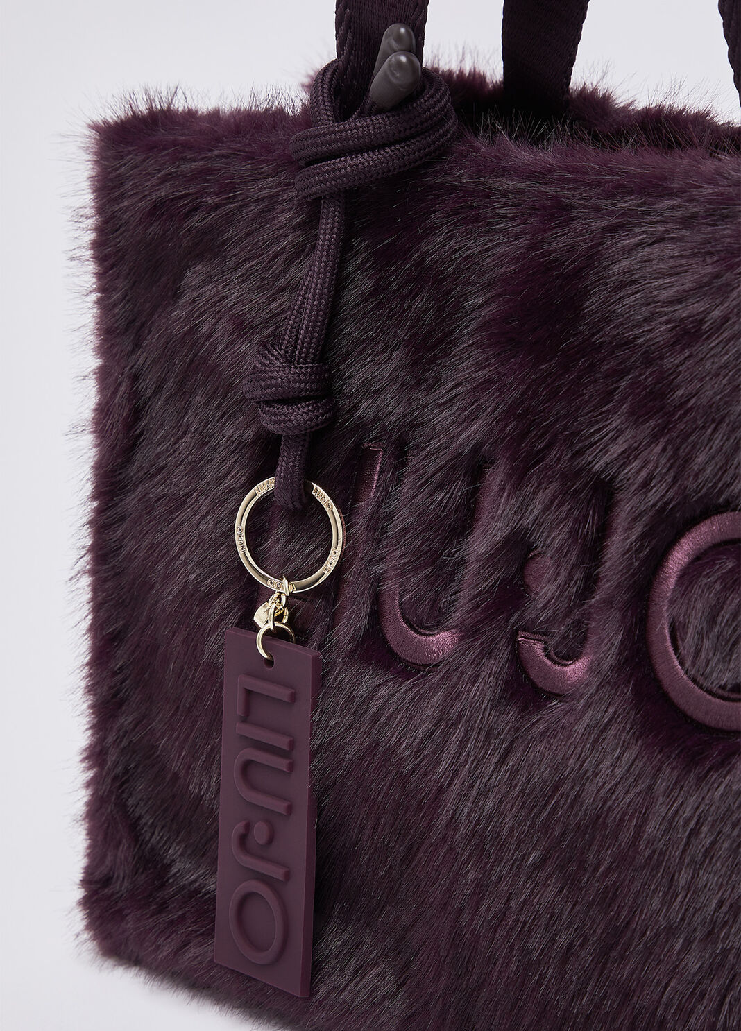 Small Teddy Tote Bag aubergine Liu Jo - large image number 4