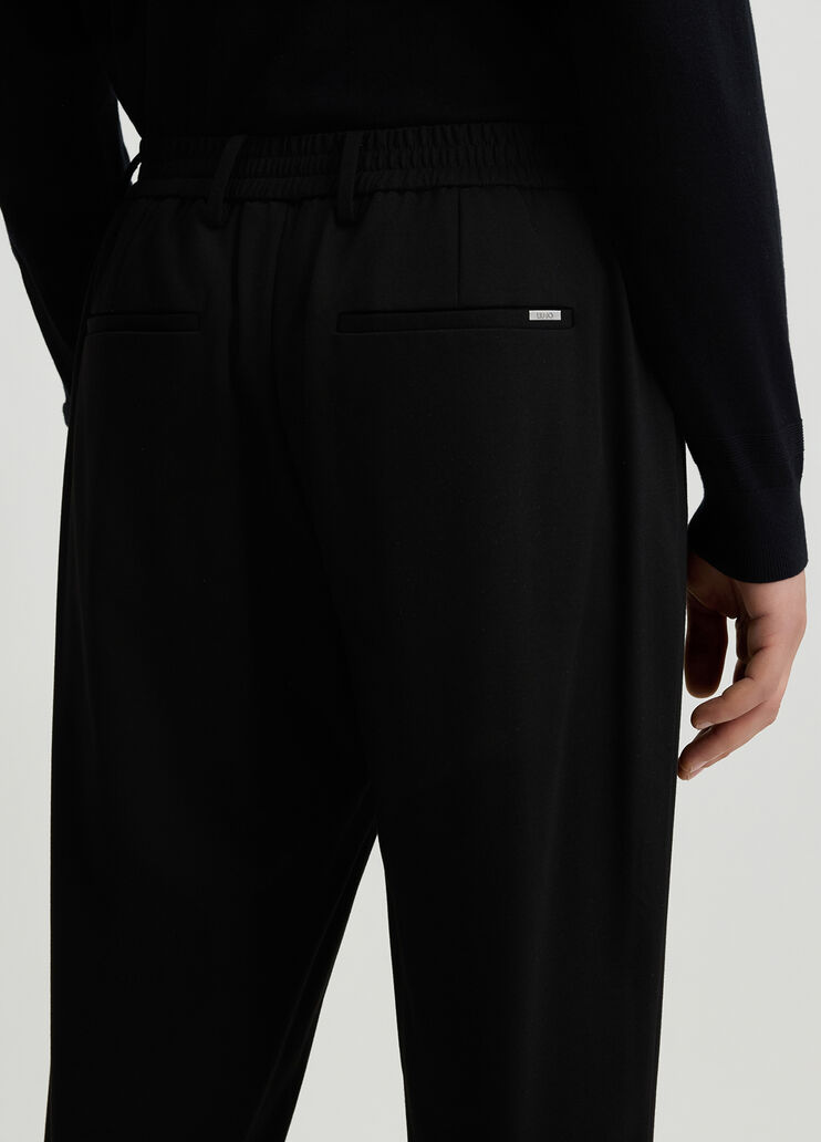 Black trousers with darts black Liu Jo - large image number 4 Black trousers with darts black Liu Jo - large image number 4