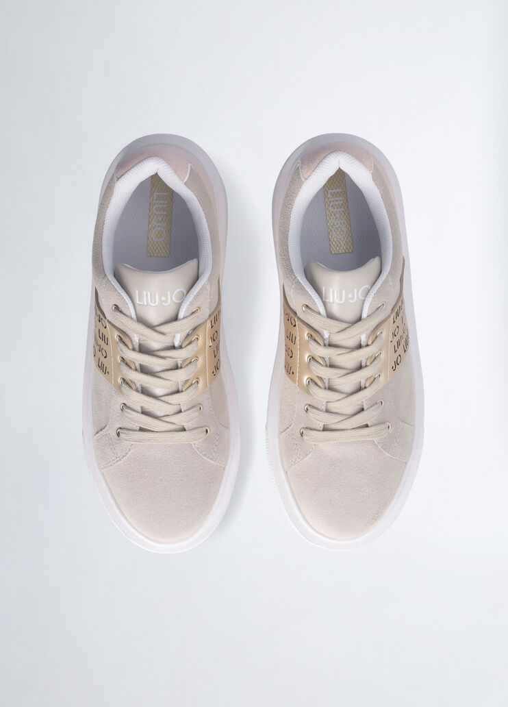 Sneakers with perforated logo beige Liu Jo - large image number 7 Sneakers with perforated logo beige Liu Jo - large image number 7