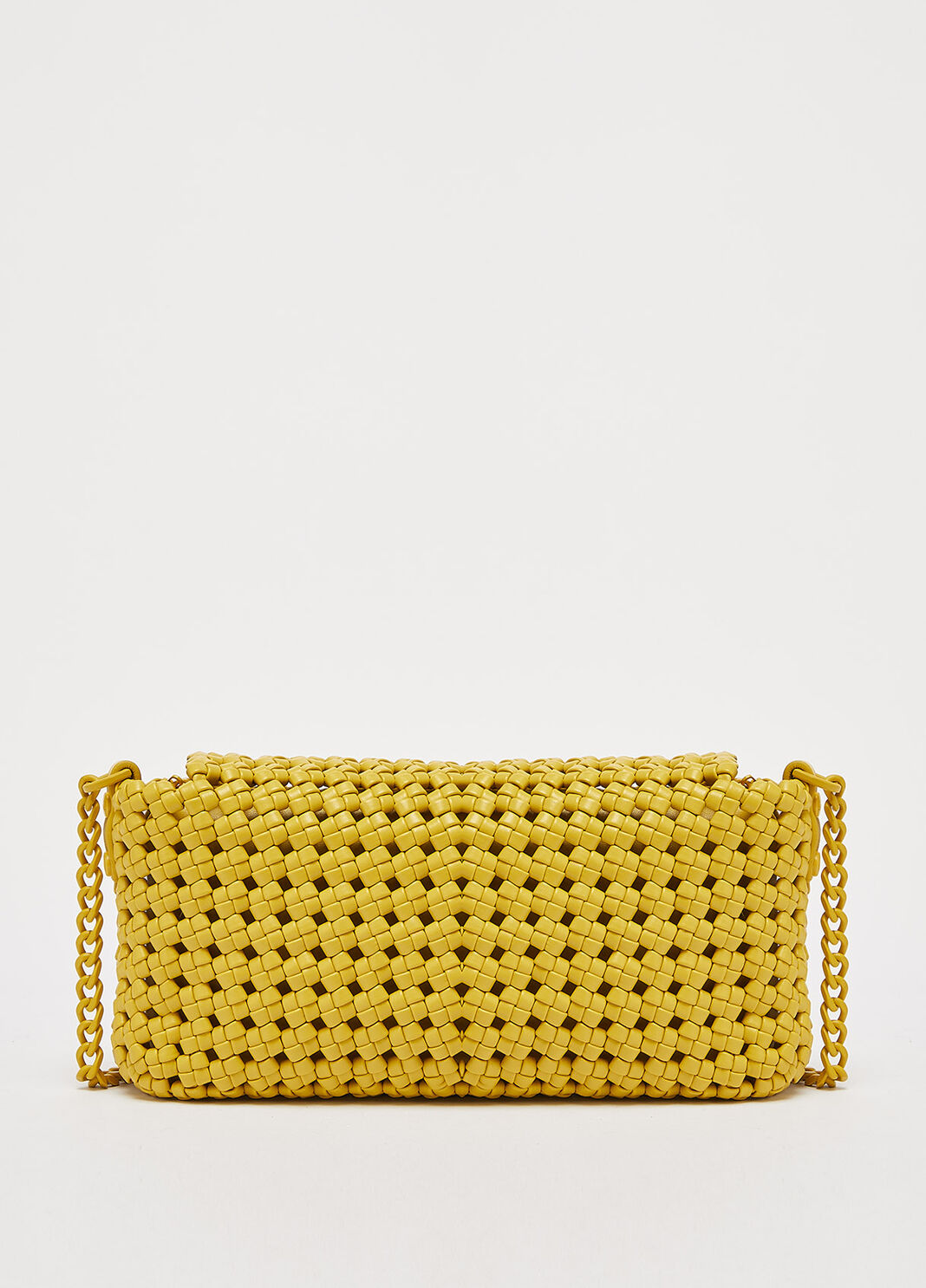 Geflochtene Umh&auml;ngetasche Hellgelb Liu Jo - large image number 3