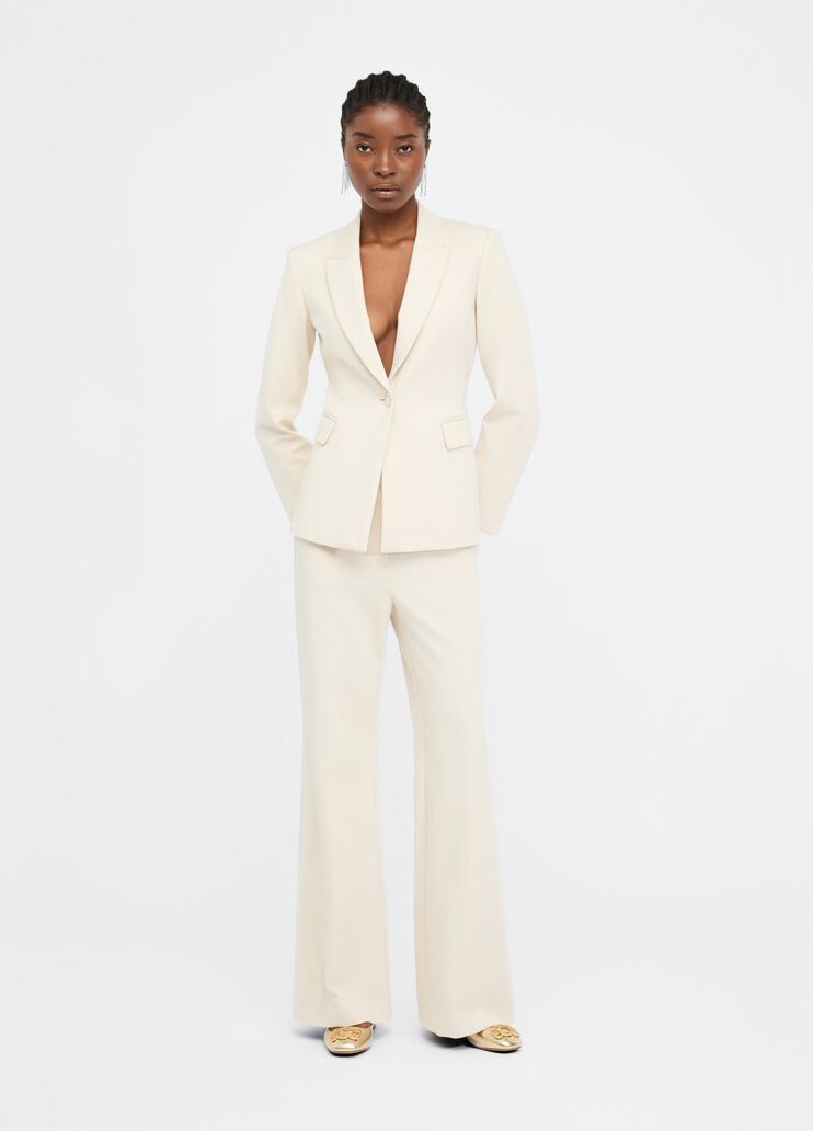 Smart flared trousers white Liu Jo - medium Smart flared trousers white Liu Jo - medium