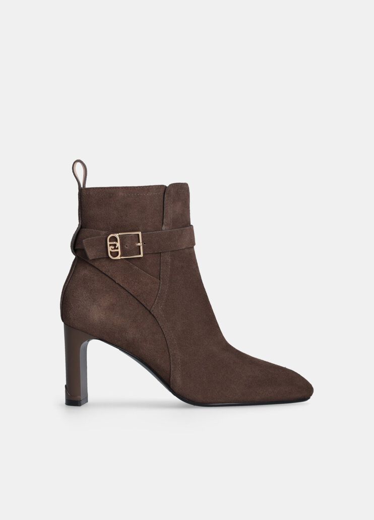 Suede ankle boots ebony Liu Jo - medium