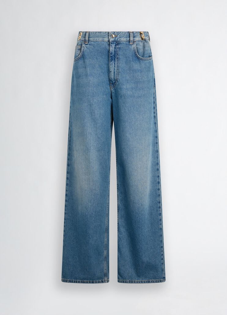 High-rise baggy jeans blue denim Liu Jo - large image number 6 High-rise baggy jeans blue denim Liu Jo - large image number 6