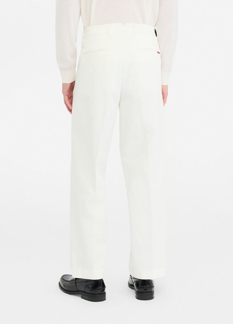 Cotton trousers with belt white Liu Jo - large image number 1