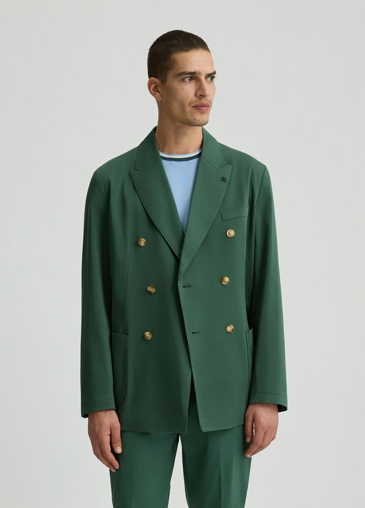 Double-breasted blazer dark green Liu Jo - medium