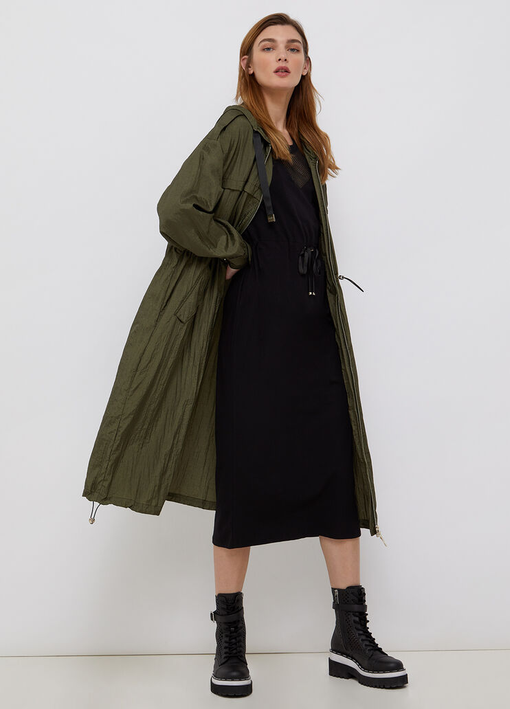 Long dress with mesh inserts black Liu Jo - large image number 3 Long dress with mesh inserts black Liu Jo - large image number 3