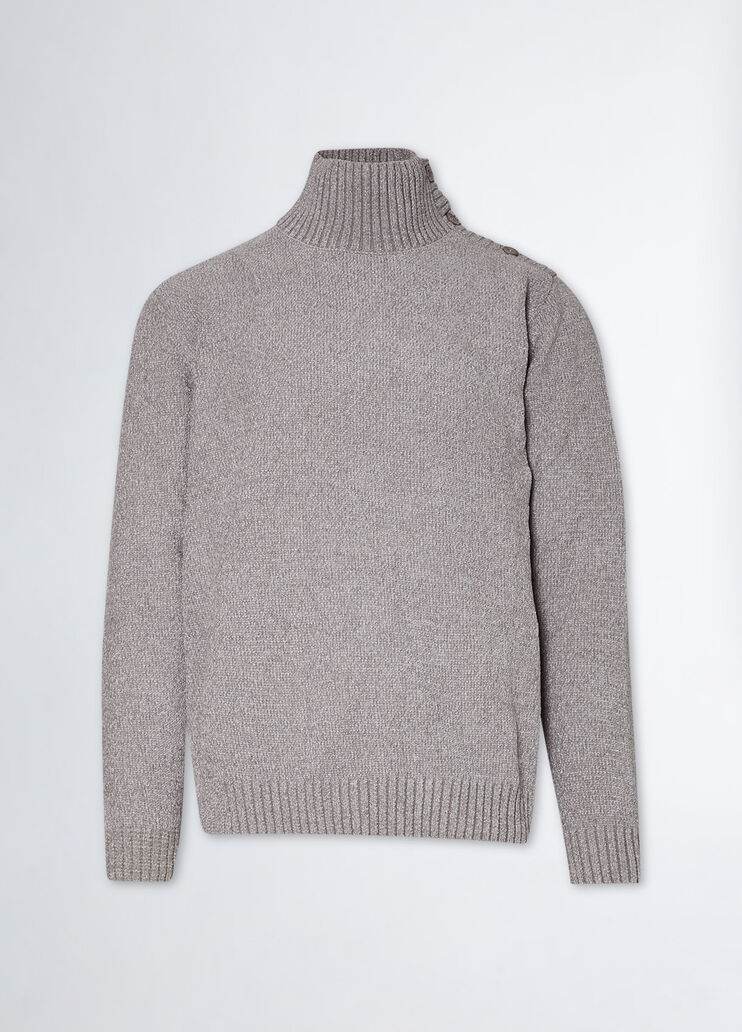 Jumper with buttons colour grey Liu Jo