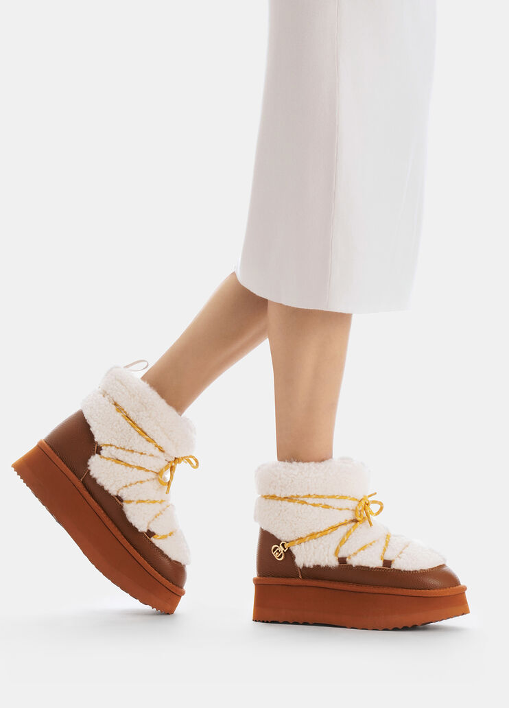 Schnürstiefelette Warm beige Liu Jo - large image number 0