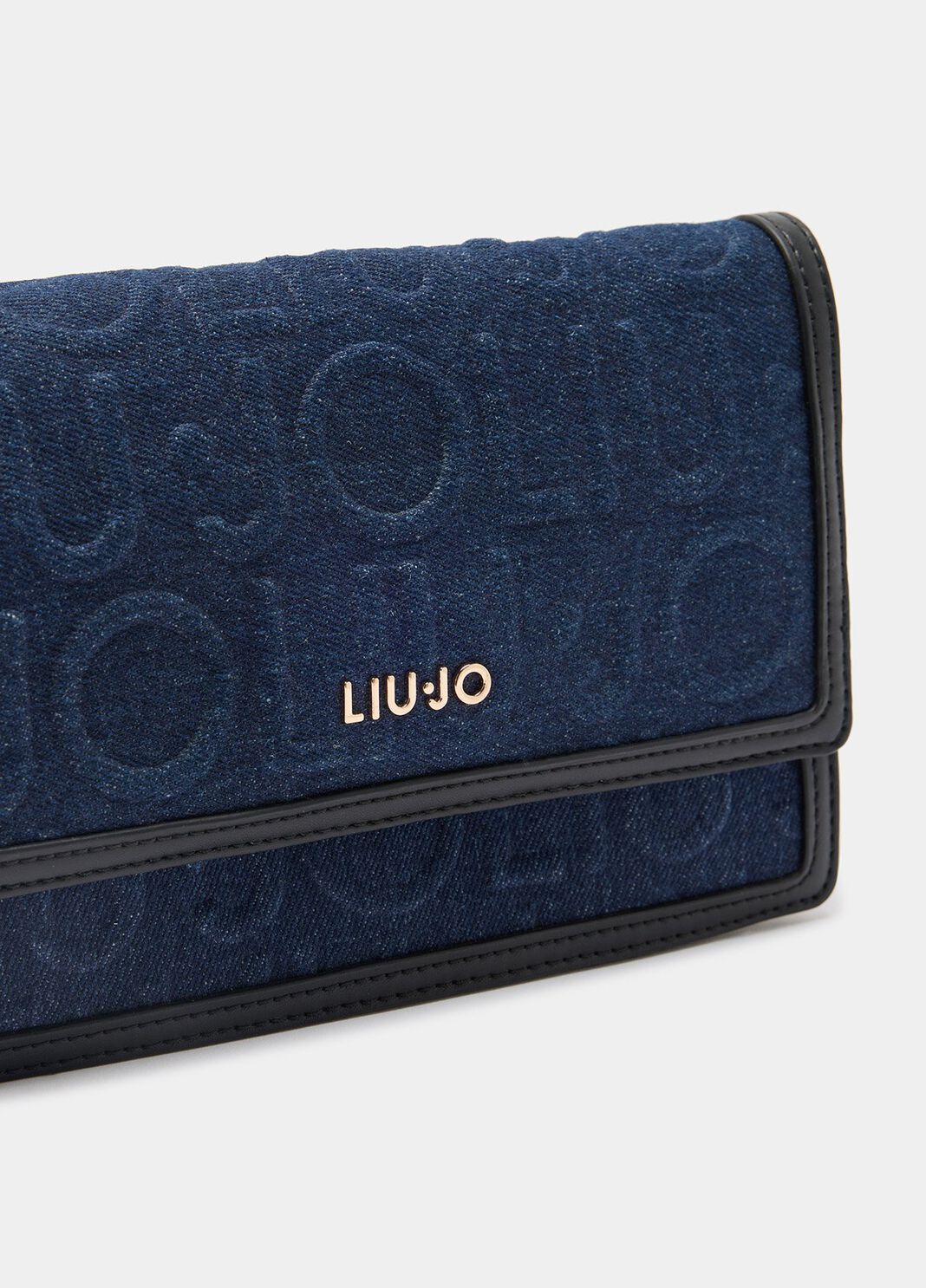 Borsa a tracolla piccola in denim blu Liu Jo - large image number 3
