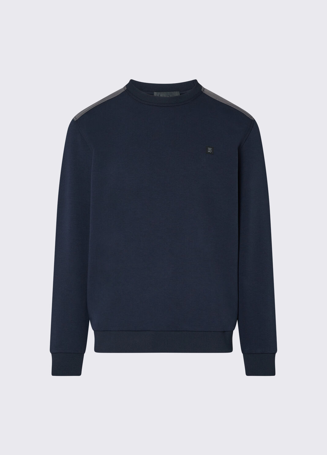 Sweatshirt with scuba inserts dark blue Liu Jo - large image number 6