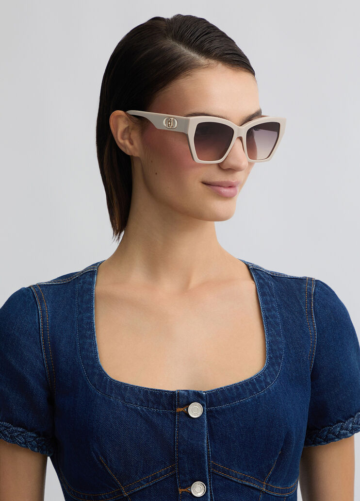 Cat-eye sunglasses beige Liu Jo - medium Cat-eye sunglasses beige Liu Jo - medium