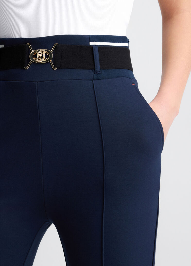 Jersey trousers blue Liu Jo - large image number 2 Jersey trousers blue Liu Jo - large image number 2