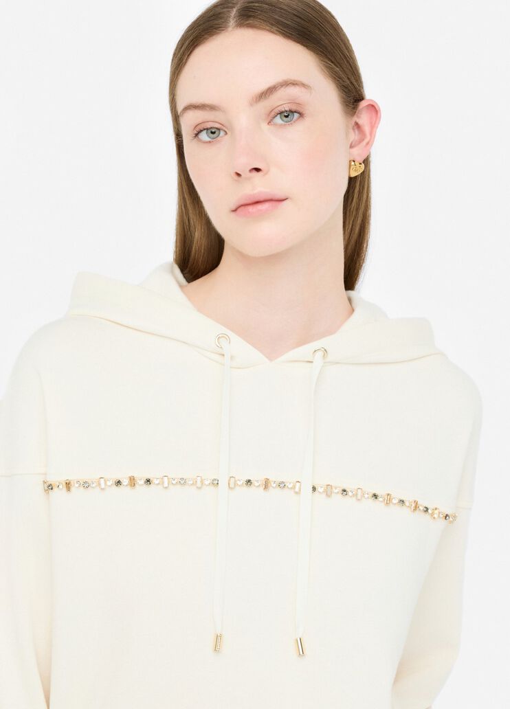 Толстовка Liu Jo Better с капюшоном молочно-белый Liu Jo - medium