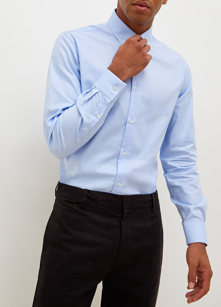 Camisa de botones con bordado azul Liu Jo - large image number 0 Camisa de botones con bordado azul Liu Jo - large image number 0