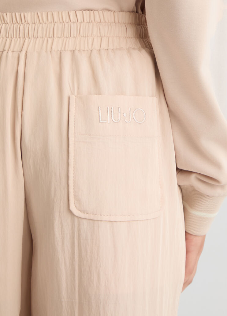 Jogging trousers beige Liu Jo - large image number 4 Jogging trousers beige Liu Jo - large image number 4