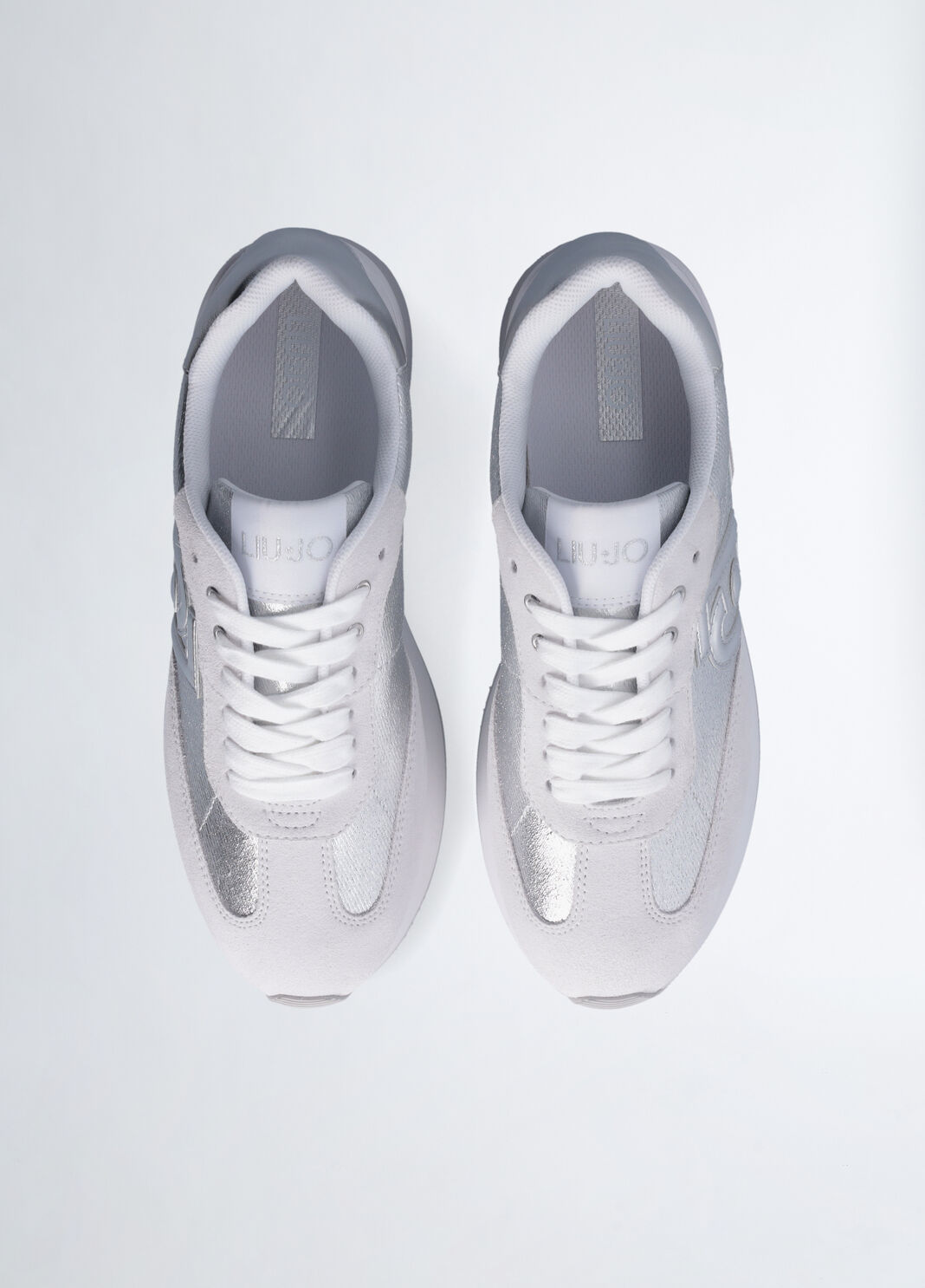 Zapatillas de denim efecto laminado plata Liu Jo - large image number 5